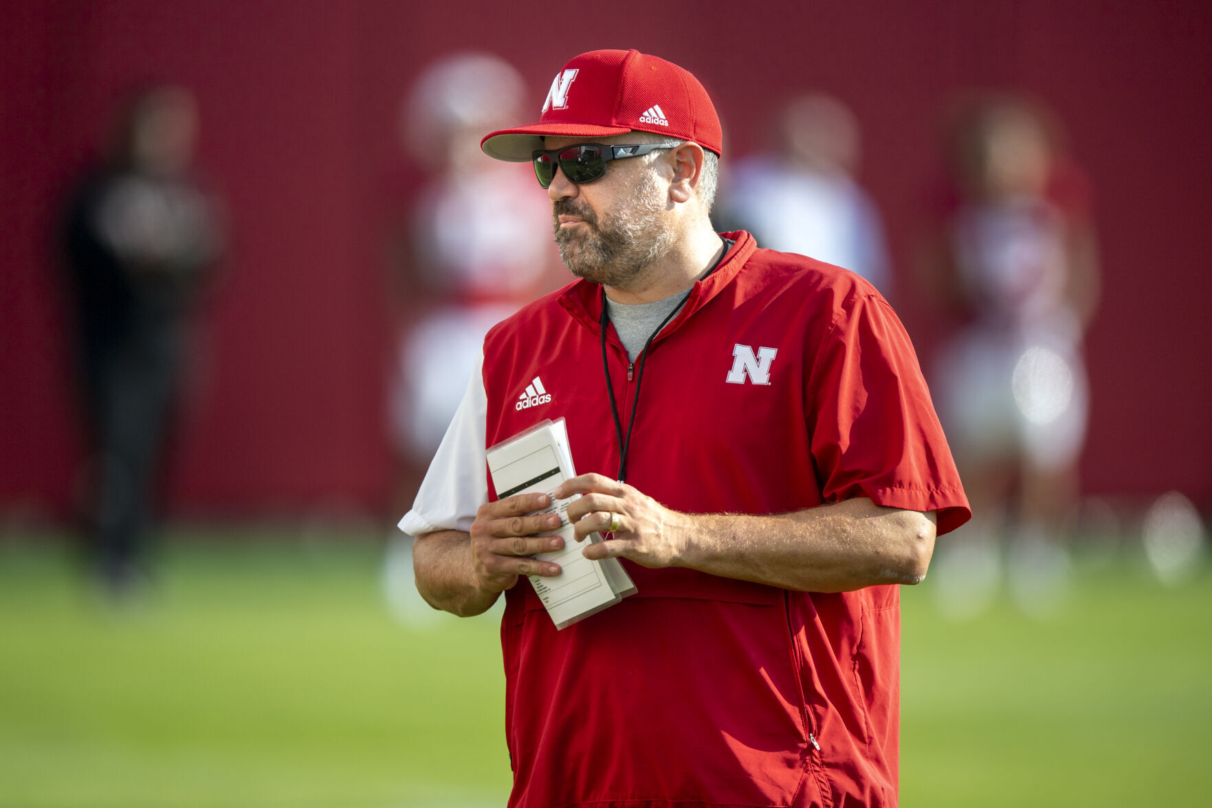 NU football practice, 8.8